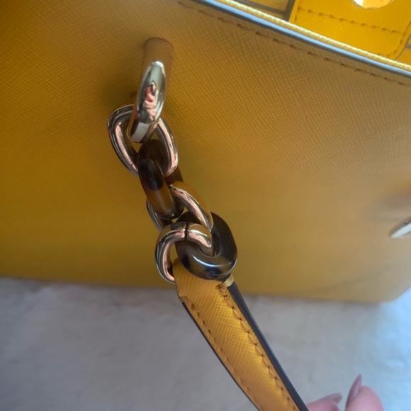 Michael Michael Kors Bags | Michael Kors Yellow Multi-Compartment Handbag | - Picture 6 of 9